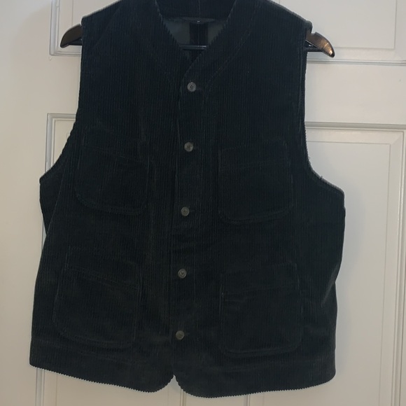 Rick Pallack corduroy vest. Dark gray. Med. - Picture 7 of 7